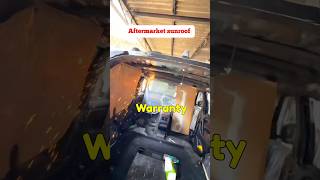 Aftermarket sunroof safe है🫤sunroof carmodification carsunroof carmodifed shorts [upl. by Standing]