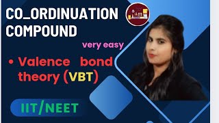 VBTvalence bond theory of coordination compoundsNEETIIT vidyawiseofficial [upl. by Winnifred]