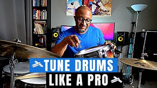 5 WAYS OF TUNING DRUMS LIKE A PRO [upl. by Lilaj]