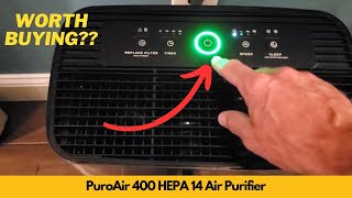 PuroAir 400 HEPA 14 Air Purifier for Home Large Rooms  Covers 2145 Sq Ft  Worth Buying [upl. by Ardnahcal]