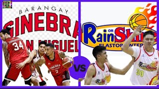 GINEBRA VS RAIN OR SHINE LIVE SCORE  PBA ALLFILIPINO CUP 2024 [upl. by Lanoil447]