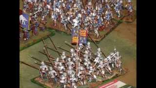 Battle 97 Battle of Broughton Castle 1471 Wars of the Roses Hail Caesar 28mm [upl. by Roma]