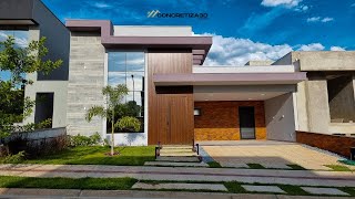 A CASA TÉRREA PERFEITA  AMBIENTES SUPER INTEGRADOS PLANEJADOS PISCINA E UMA ÁREA GOURMET INCRÍVEL [upl. by Delamare]