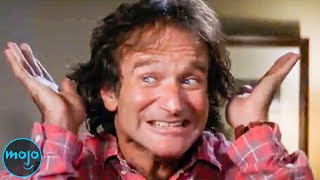 Top 10 Funniest Robin Williams Movie Scenes [upl. by Assile530]