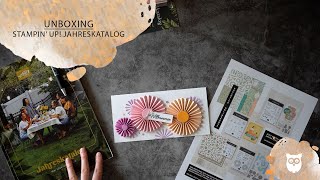 Unboxing Stampin Up Jahreskatalog 202425 [upl. by Notac934]