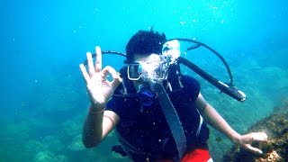 SCUBA DIVING INDIA at Netrani Island Murudeshwar Karnataka [upl. by Llehsal178]