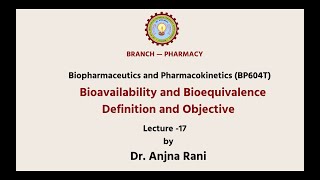 Biopharmaceutics and Pharmacokinetics  AKTU Digital Education [upl. by Mccall]