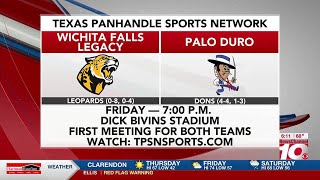 VIDEO Inaugural meeting between Palo Duro and Wichita Fall Legacy football [upl. by Largent]