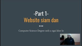 CREATE NEW WEBSITE  Website siam dan Mizo Part1Computer Science Degree neih kher a ngai lo [upl. by Voltz986]