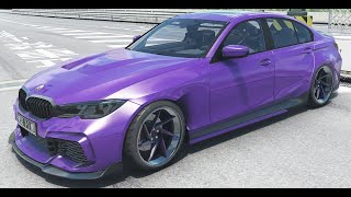 BMW M340i G20 CUTTING UP IN TRAFFIC  ASSETTO CORSA NO HESI [upl. by Panther]