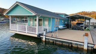 17 x 46 Floating Cabin Approx 924sqft  4 Bed2 Bath wDock amp Boat Slip on Norris Lake TN  SOLD [upl. by Etteve]