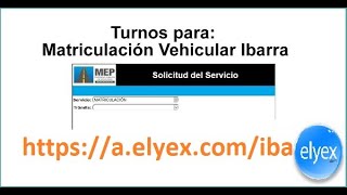 Turnos Revisión Vehicular Ibarra Matriculación [upl. by Triley]