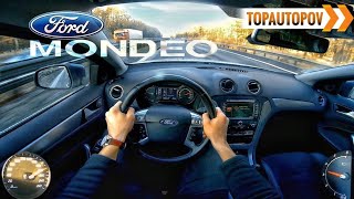 Ford Mondeo mk4 20TDCI 103kW 69 4K TEST DRIVE – ACCELERATION BRAKES amp ENGINE VIEW🔸TopAutoPOV [upl. by Eislel]