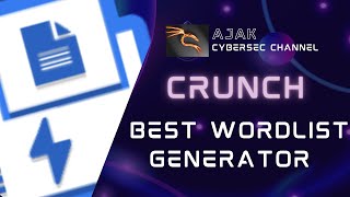 Crunch Tool  Best wordlist Generator  Bug Bounty  Ethical Hacking  Password Generator2022 [upl. by Lorsung825]