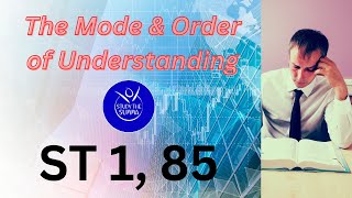 Study the Summa ST 1 85 The Mode and Order of Understanding [upl. by Nawuj330]