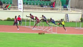 Mens 110M Hurdles Final  Kenya Athletics Meeting 2022 [upl. by Htebaras]