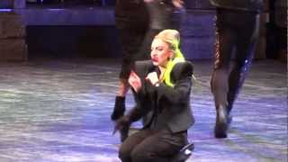 Lady Gaga Injured Herself During Scheiße Live Montreal 2013 HD 1080P [upl. by Danaher804]