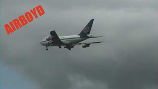 Mandarin Boeing 747SP Landing Kai Tak Airport [upl. by Korenblat574]