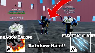 Aku Mendapatkan Rainbow HakiDragon Talon Dan E Claw Di Blox Fruit Blox Fruit Indonesia [upl. by Drawyeh]