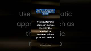 5 Simple Ways to Strengthen Your ProblemSolving Skills 🧠🔍 facts [upl. by Sherborn]