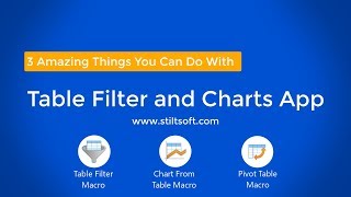 Table Filter and Charts for Confluence [upl. by Asle]