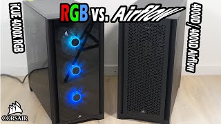 Corsair 4000D 4000D Airflow iCUE 4000X Case Test  viele Features Aiflow und RGB [upl. by Bendicta]