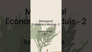 Managerial Economics Unit2 bba bcom [upl. by Nitneuq]