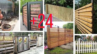 24 Ideas De Vallas o Cercas Únicas De Bricolaje Que Puedes Construir Para Tu Jardín [upl. by Llerret]