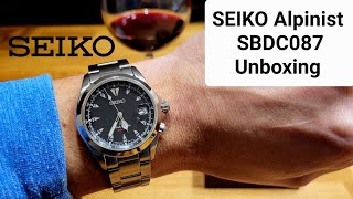 Seiko Prospex Alpinist SBDC087 Unboxing amp First Impressions [upl. by Winn]