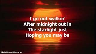 Walkin After Midnight by Patsy Cline  1957 with lyrics [upl. by Elysee539]