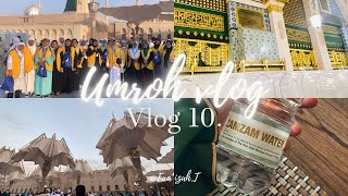 Madinah Jumu’ah Rawdah Last day😔  Vlog 10 [upl. by Aseen]