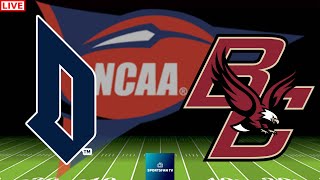 Duquesne vs Boston College Week 2 College Football Live Game Cast amp Chat [upl. by Koy]