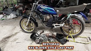 RESTORATION of 2 stroke YAMAHA RX SPECIAL 94 RX KING skin Spek Blayer Style 2024 [upl. by Leilamag]