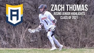 Zach Thomas Cabrini 25 Rising Junior Highlights [upl. by Madden]