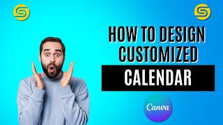 How to design a customized calendar on Canva 2024 [upl. by Sipple]