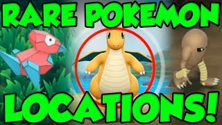 RARE POKEMON LOCATIONS In Pokemon Lets Go Pokemon Lets Go Pikachu Rare Pokemon Guide [upl. by Plantagenet767]