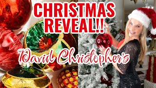 🎄NEW REVEAL CHRISTMAS TREE DECOR DAVID CHRISTOPHERS quotI Love Christmas ep 13 Olivias Romantic Home [upl. by Tymon]