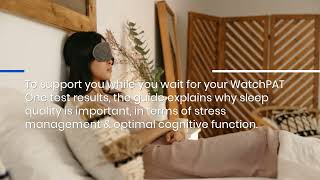 WatchPAT One Sleep Apnea Device Helps Reduce Stress Levels amp Gain Better Rest [upl. by Neomah]