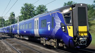 FIRST LOOK at ScotRail Express Edinburgh to Glasgow with the Class 385  Train Sim World 3 [upl. by Standish]