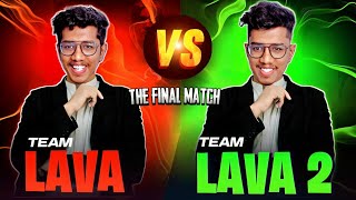 Team Lava VS Team Lava 2 🔥 Final Guild War  Freefire Max [upl. by Festa]