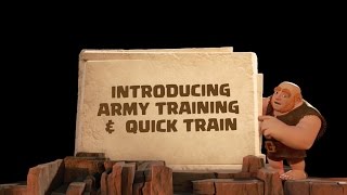 Clash of Clans Introducing Army Training amp Quick Train [upl. by Connett826]