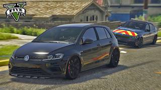 ON LOUE DEUX GOLF 7R POUR UN GOFAST  GTA V RP MOD [upl. by Gipson]