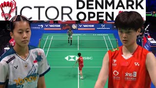 Putri Kusuma Wardani INA VS Wang Zhi Yi CHN  Semifinal Victor Denmark Open 2024 [upl. by Nobie]