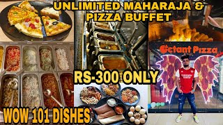 UNLIMITED PIZZA BUFFET WITH 101 DISHES ONLY RS300OCTANT PIZZA UNLIMIED FOOD [upl. by Westphal]