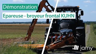 Démonstration épareuse et broyeur frontal Kuhn [upl. by Annola551]