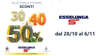 Volantino Esselunga IT dal 28 ottobre al 6 novembre 2024 [upl. by Reginald]