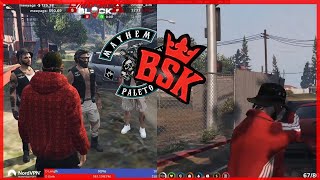 BSK VS MAYHEM  WAR OVER LAST FIGHT AT PALETO  NoPixel WL [upl. by Eelirem]