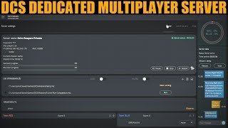 Explained How To Host amp Manage A Dedicated Multiplayer Server  DCS WORLD [upl. by Bekki]