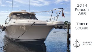 Sold  365950  2014 Pursuit 385 Offshore Sports Fishing Boat For Sale [upl. by Corrianne]