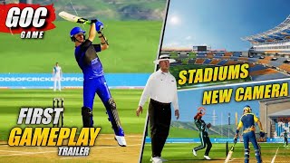 Gods Of Cricket Official Trailer Lunched  First Gameplay 🔥  KHAN GAMING [upl. by Niu]